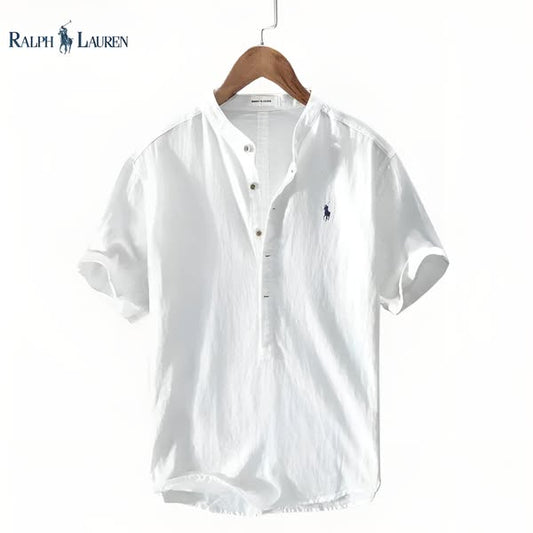 RL Leinen-Henley-Shirt für Herren