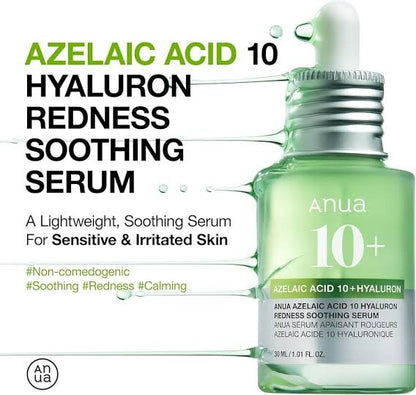 Anua Azelaic Acid 10% + Hyaluron Redness Soothing Serum – 30ml