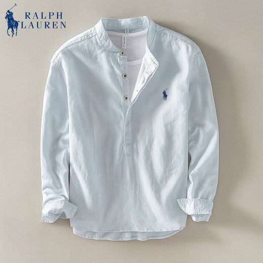 Linen Mandarin Shirt