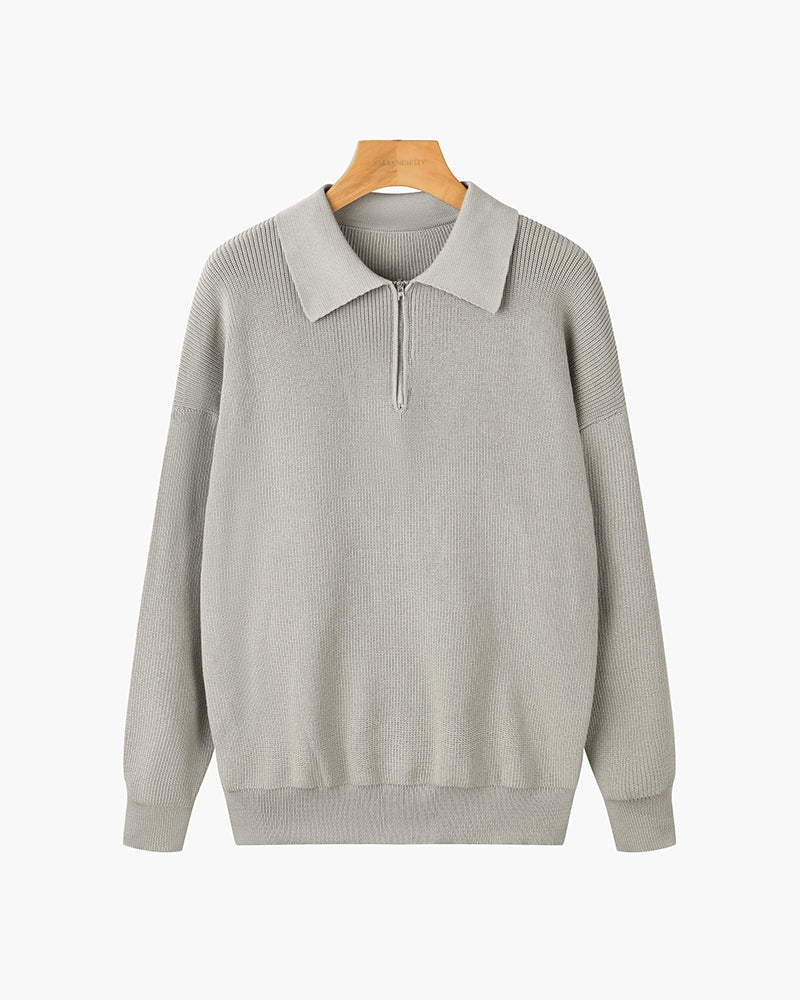 RASON Reißverschluss-Pullover