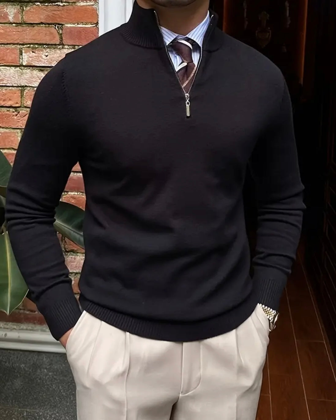 ROMA Quarter Zip Pullover
