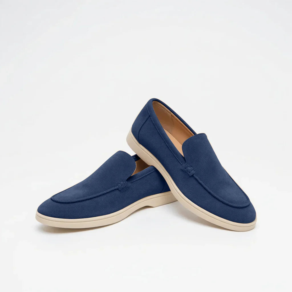 MONACO Old Money Wildleder-Slipper