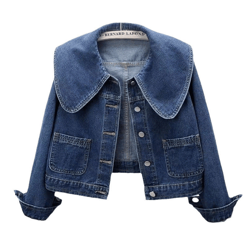 Constantino Sofia Denim Crop Coat