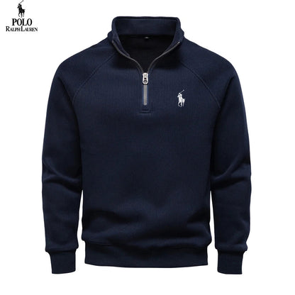 Premium Thermal Cotton Zip Sweater