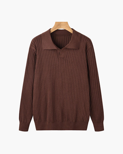 SUWON V-Ausschnitt Polo