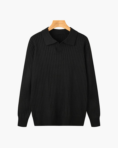 SUWON V-Ausschnitt Polo
