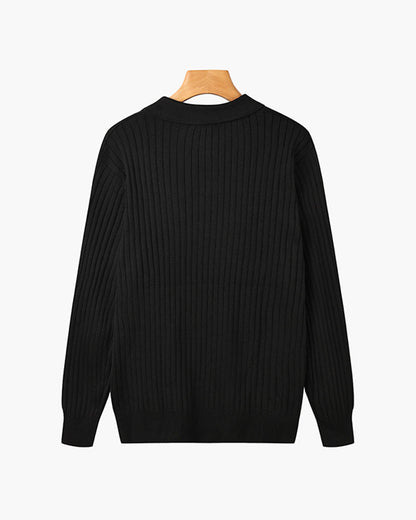 SUWON V-Ausschnitt Polo