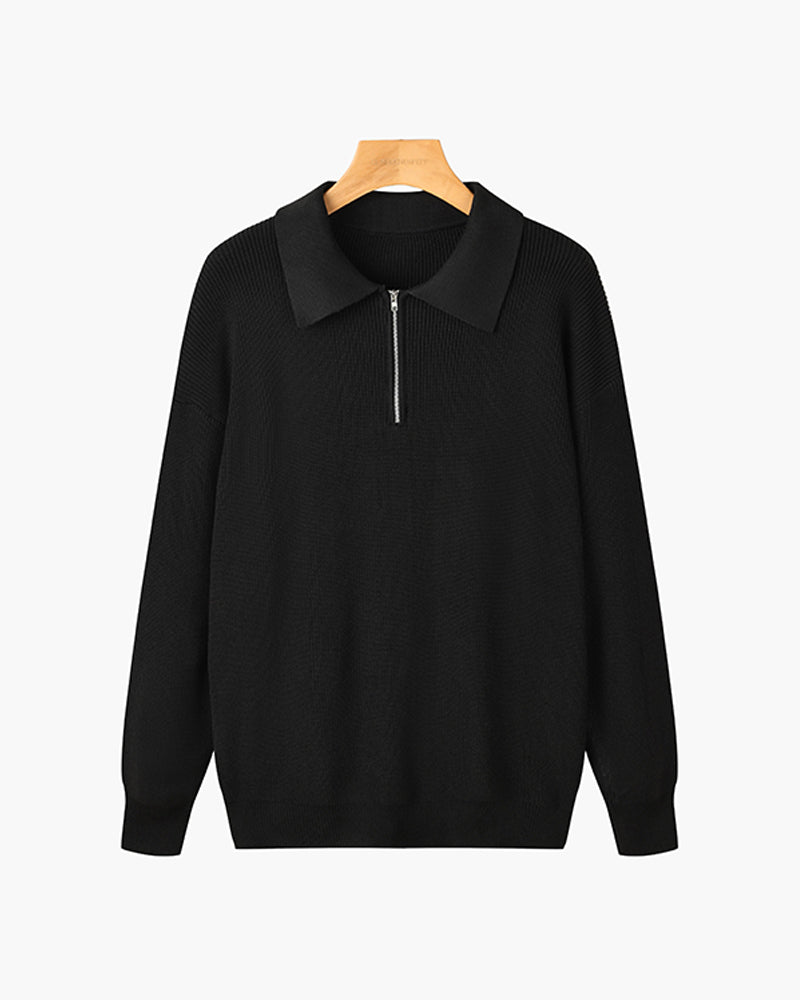 RASON Reißverschluss-Pullover