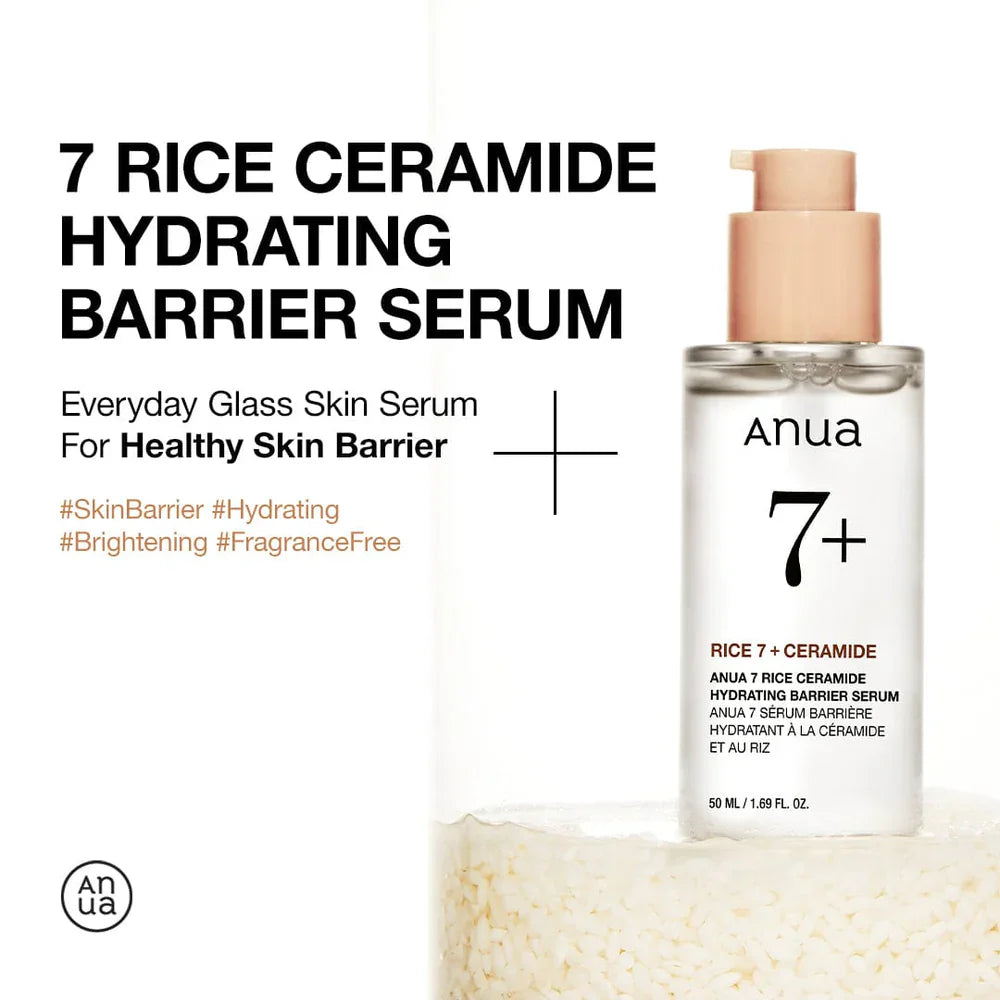Anua Rice 7+ Ceramide Hydrating Barrier Serum