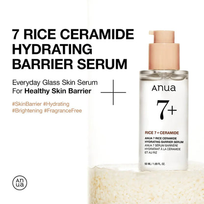 Anua Rice 7+ Ceramide Hydrating Barrier Serum