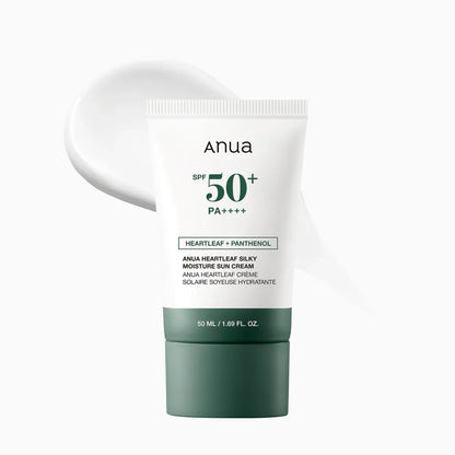Anua Heartleaf Silky Moisture Sun Cream SPF 50+ PA++++