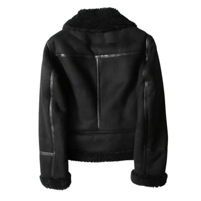 Colette Shearling Suede Jacket