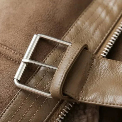 Colette Shearling Suede Jacket