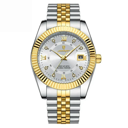 POEDAGAR GoldenStar - 40mm Uhr | Wasserdicht | Edelstahl